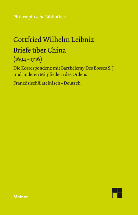 Briefe über China (1694–1716) - Gottfried Wilhelm Leibniz