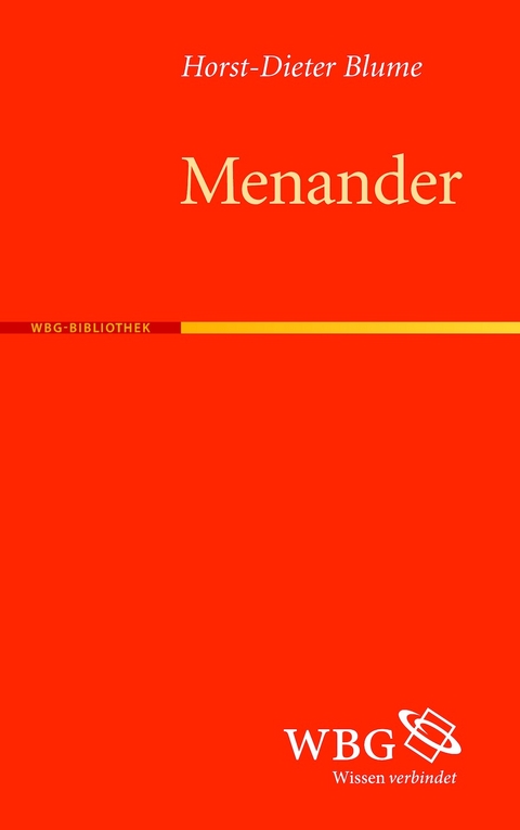 Menander - Horst D Blume