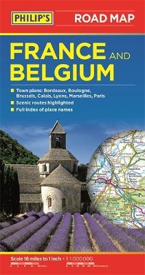 Philip's Road Map France and Belgium -  Philip's Maps