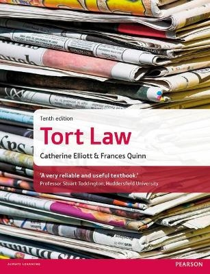 Tort Law 10th edition MyLawChamber Pack - Catherine Elliott, Frances Quinn