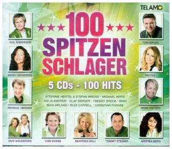 100 Spitzen Schlager, 5 Audio-CDs -  Various