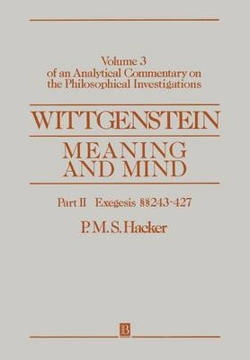 Wittgenstein - P. M. S. Hacker