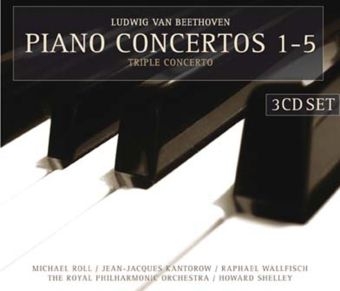 Piano Concertos 1-5, Triple Concerto, 3 Audio-CDs - Ludwig van Beethoven