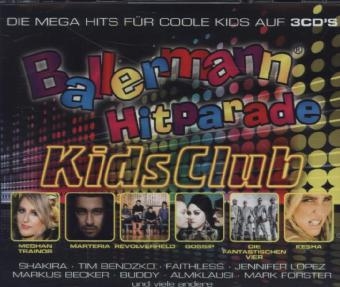 Ballermann Hitparade Kids Club, 3 Audio-CDs -  Various