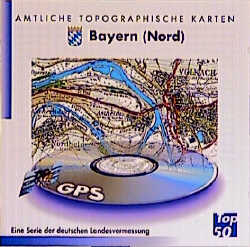 Top50 Bayern. Mit Digitalem Geländemodell. 3D-Darstellung