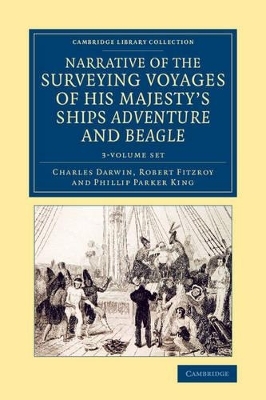 Narrative of the Surveying Voyages of His Majesty's Ships Adventure and Beagle 3 Volume Set - Charles Darwin, Robert Fitzroy, Phillip Parker King