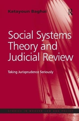 Social Systems Theory and Judicial Review - Katayoun Baghai