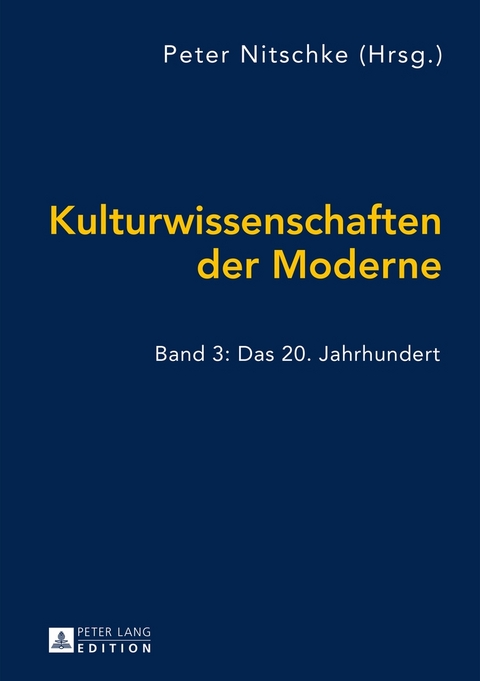 Kulturwissenschaften der Moderne - 