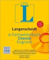 Langenscheidt e-Fachwörterbuch 4.0 Chemie Englisch - Technische Universität Dresden