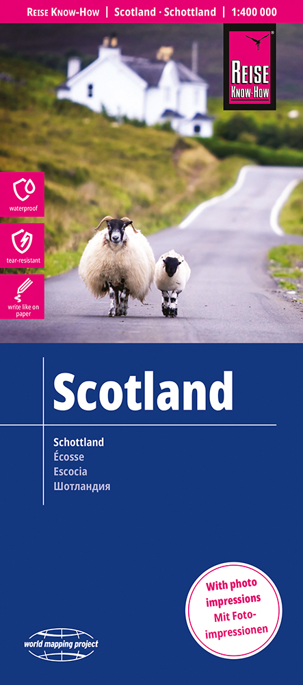 Reise Know-How Landkarte Schottland / Scotland (1:400.000) -  Reise Know-How Verlag Peter Rump GmbH