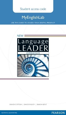 New Language Leader Intermediate MyEnglishLab Access Card Standalone