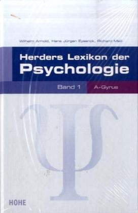 Herders Lexikon der Psychologie -  Arnold,  Eysenck