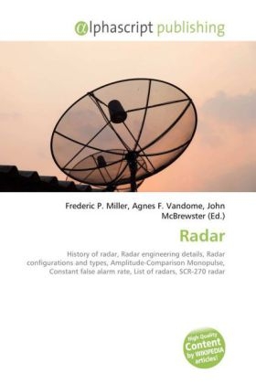 Radar - Frederic P Miller, Agnes F Vandome, John McBrewster