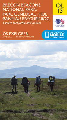 Brecon Beacons National Park / Parc Cenedlaethol Bannau Brycheiniog - Eastern Area / Ardal Ddwyreiniol -  Ordnance Survey