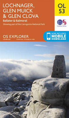 Lochnagar, Glen Muick & Glen Clova, Ballater & Balmoral -  Ordnance Survey