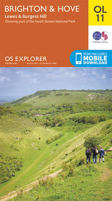 Brighton & Hove, Lewes & Burgess Hill -  Ordnance Survey