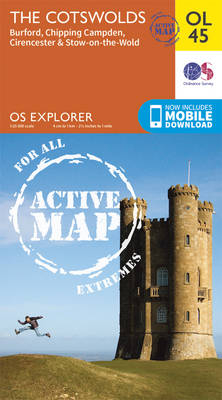 The Cotswolds, Burford, Chipping Campden, Cirencester & Stow-on-the Wold -  Ordnance Survey