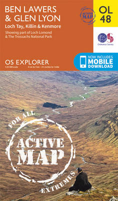 Ben Lawers & Glen Lyon, Loch Tay, Killin & Kenmore -  Ordnance Survey