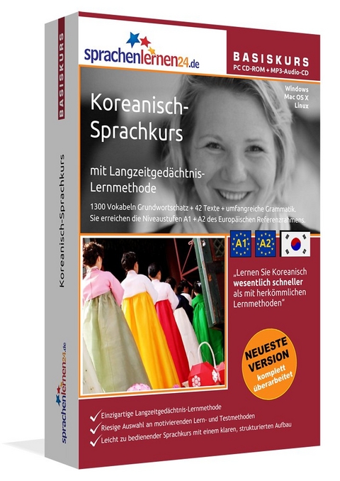 Sprachenlernen24.de Koreanisch-Basis-Sprachkurs