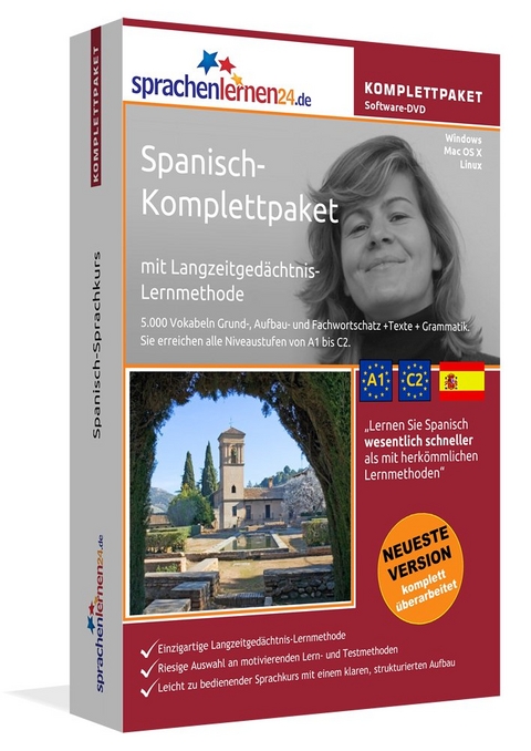 Sprachenlernen24.de Spanisch-Komplettpaket (Sprachkurs)