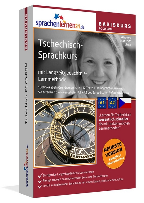 Sprachenlernen24.de Tschechisch Basis PC CD-ROM