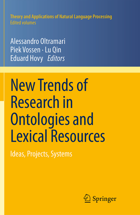 New Trends of Research in Ontologies and Lexical Resources - 