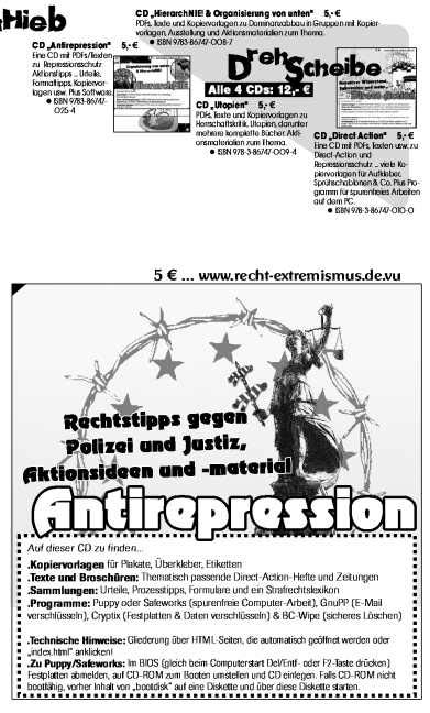 Antirepression CD - Jörg Bergstedt