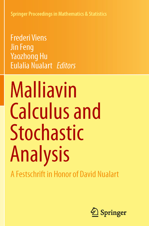 Malliavin Calculus and Stochastic Analysis - 