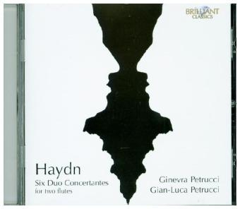 Six Duo Concertantes for two flutes, 1 Audio-CD - Joseph Haydn