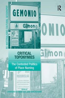 Critical Toponymies -  Jani Vuolteenaho