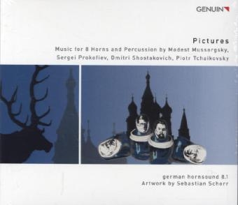 Pictures - Music for 8 Horns and Percussion, 1 Audio-CD - 