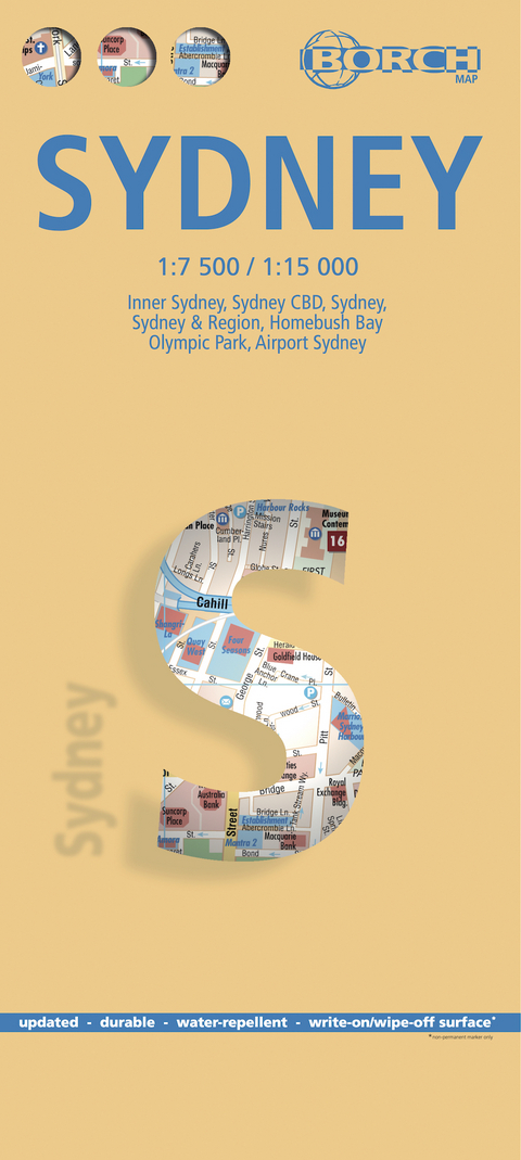 Sydney, Borch Map