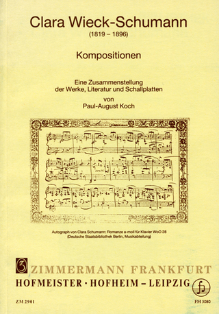 Clara-Wieck Schumann - Paul A Koch