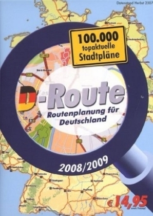 D-Route, Routenplanung für Deutschland 2008/2009, 1 DVD-ROM