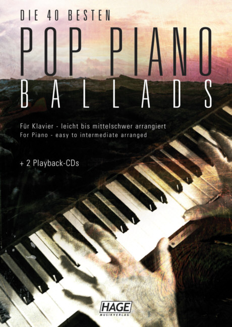 Pop Piano Ballads 1 mit 2 Playback-CDs - 