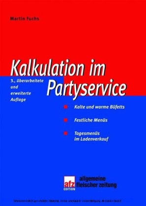 Kalkulation im Partyservice - Martin Fuchs