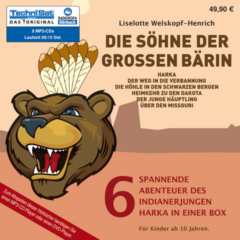 Die Söhne der grossen Bärin (6 Bände) - Lieselotte Welskopf-Henrich