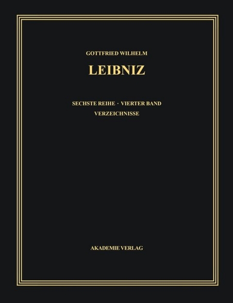 Gottfried Wilhelm Leibniz: Sämtliche Schriften und Briefe. Philosophische Schriften / 1677-Juni 1690 - 