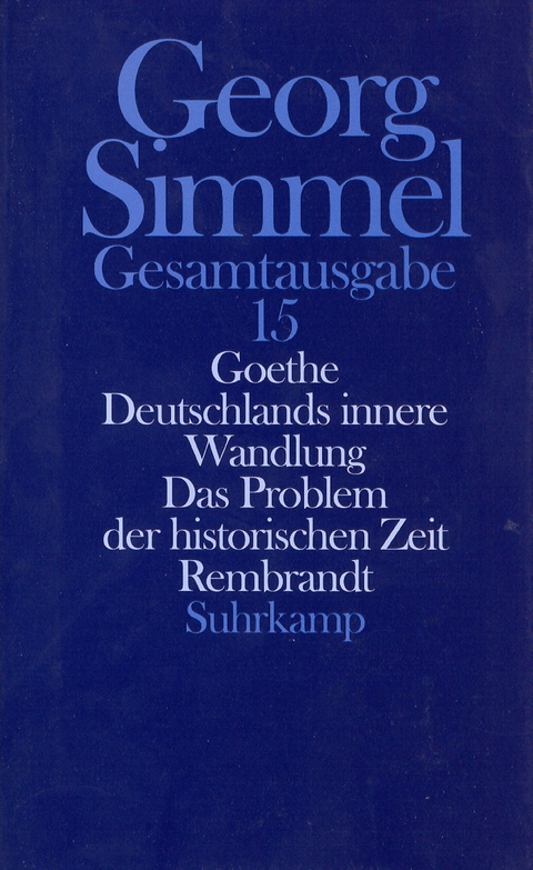 Gesamtausgabe in 24 Bänden - Georg Simmel