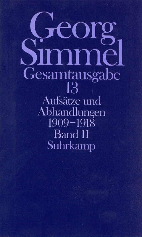 Gesamtausgabe in 24 Bänden - Georg Simmel