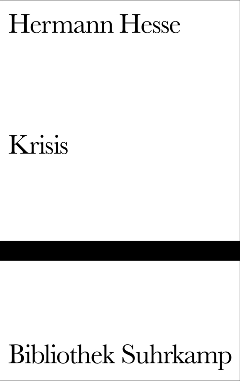 Krisis - Hermann Hesse