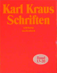 Schriften - Karl Kraus