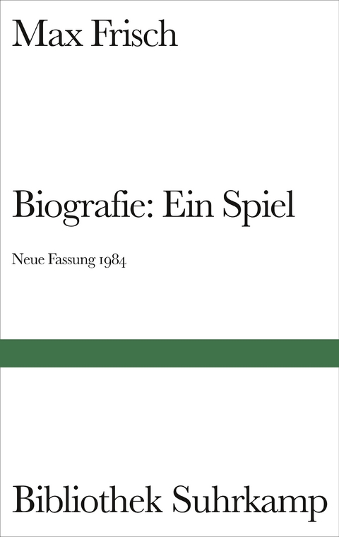 Biografie: Ein Spiel - Max Frisch