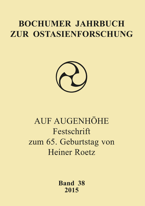 Bochumer Jahrbuch zur Ostasienforschung 38 / 2015 - 