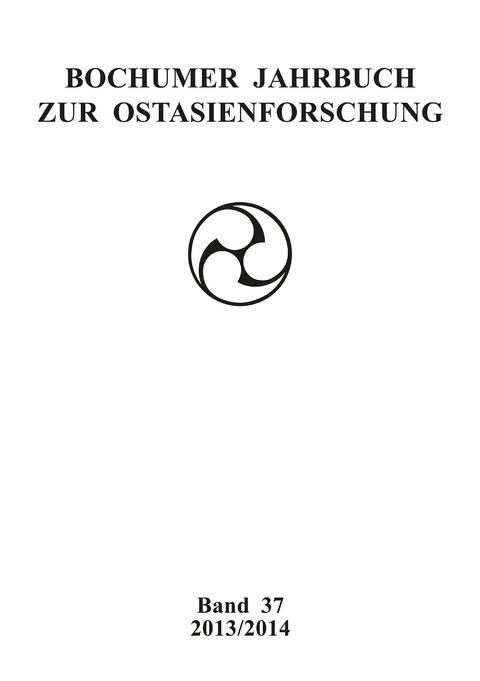 Bochumer Jahrbuch zur Ostasienforschung - 