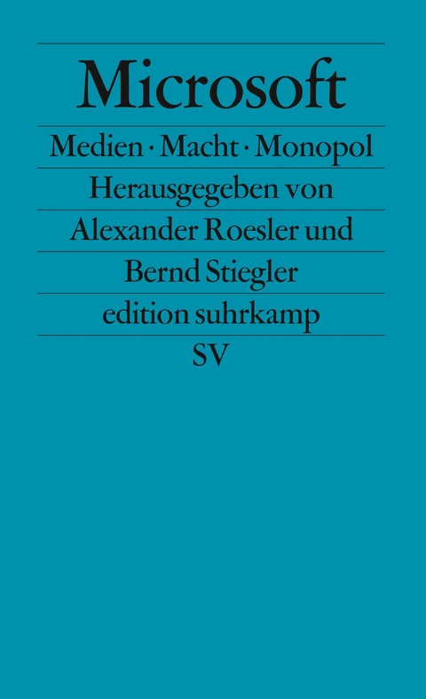 Microsoft - Alexander Roesler, Bernd Stiegler