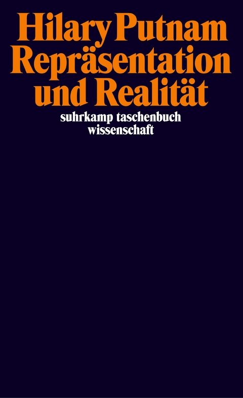 Repräsentation und Realität - Hilary Putnam