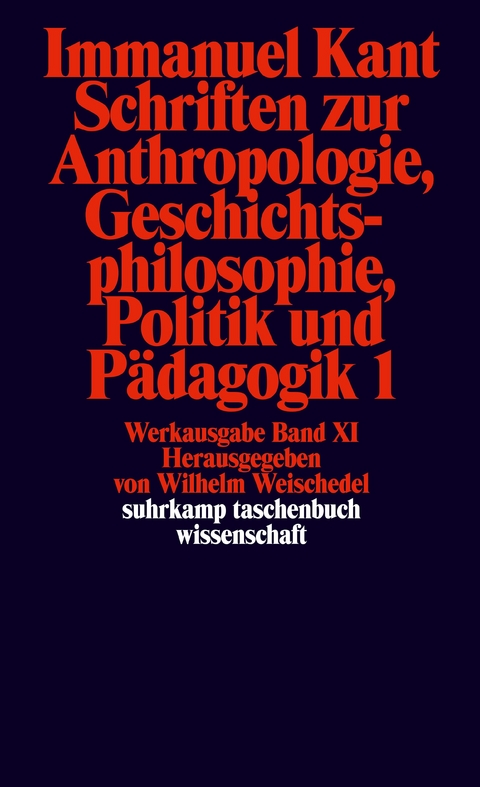 Werkausgabe in 12 Bänden - Immanuel Kant