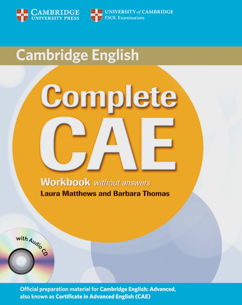 Complete CAE / Workbook with Audio CD