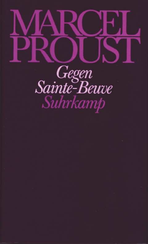 Werke. Frankfurter Ausgabe - Marcel Proust